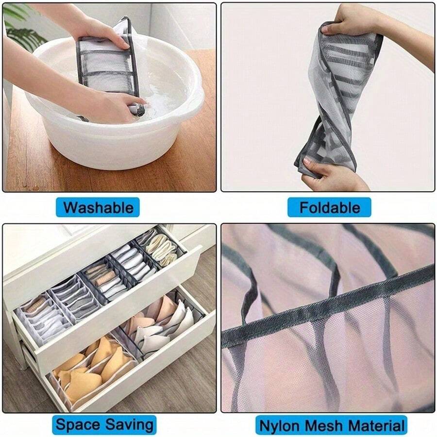 Mesh Drawer Organizer for Socks & Accessories