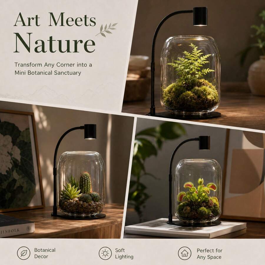 Gooseneck Desk Grow Light