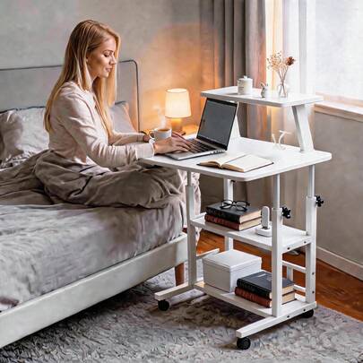 Compact Computer Desk — Multiple Layouts