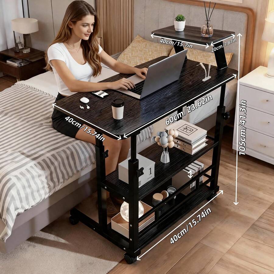 Compact Computer Desk — Multiple Layouts
