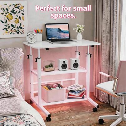 Compact Computer Desk — Multiple Layouts