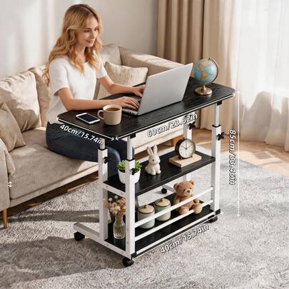 Compact Computer Desk — Multiple Layouts