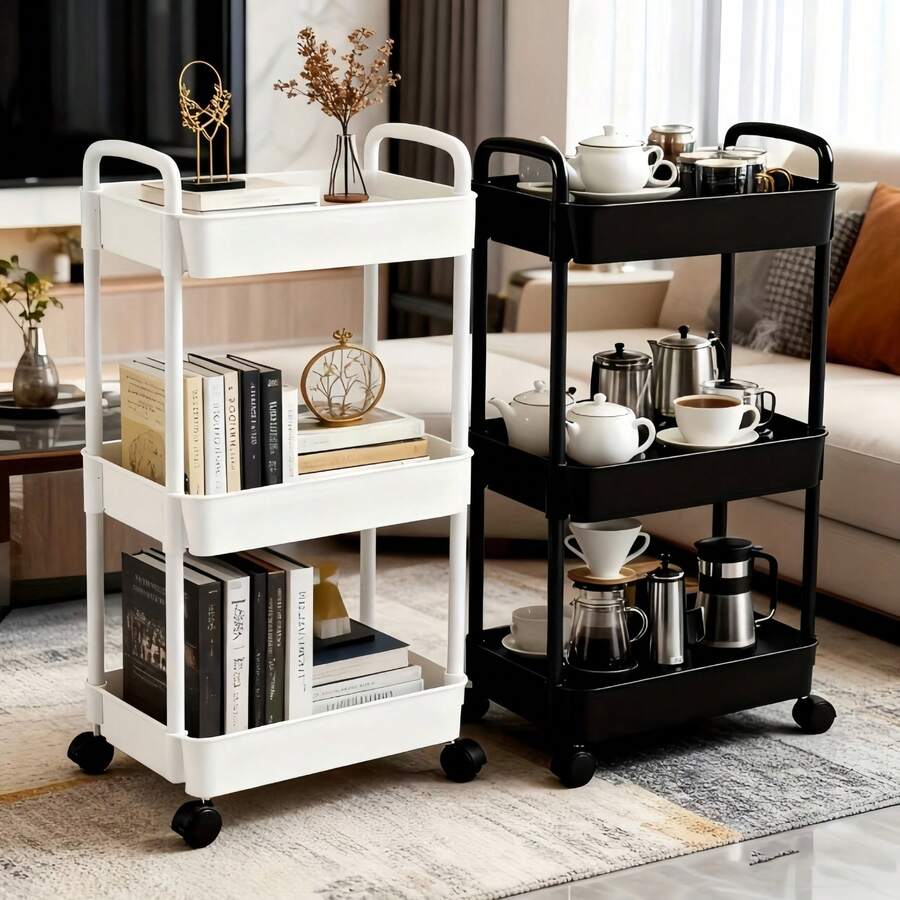 Rolling Storage Cart — Choose Your Tiers