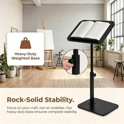 Flip-Top Craft & Laptop Desk — Black