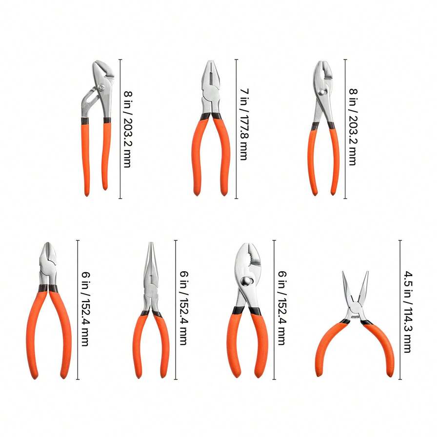 Home Pliers Sets — 5, 6, 7 or 20 Pieces
