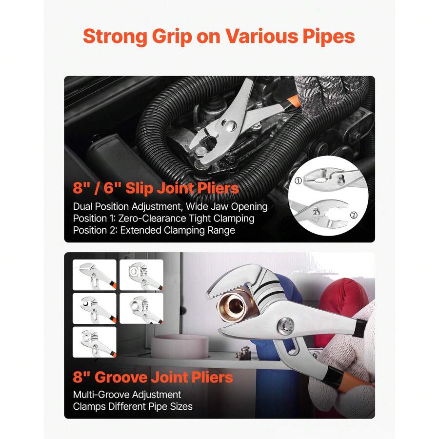 Home Pliers Sets — 5, 6, 7 or 20 Pieces
