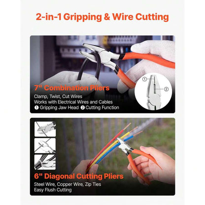 Home Pliers Sets — 5, 6, 7 or 20 Pieces