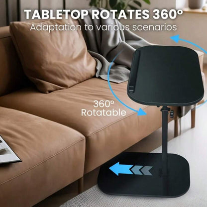 Flip-Top Craft & Laptop Desk — Black